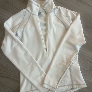 Women’s White Quarter-Zip Pullover Cloudveil